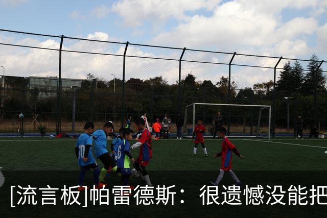 [流言板]帕雷德斯：很遗憾没能把喜悦带给大家，但我们已竭尽全力